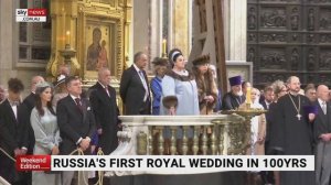 Russia holds first royal wedding in over a century