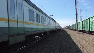 Электропоезд ЭД4М-0466 ЦППК станция Латышская