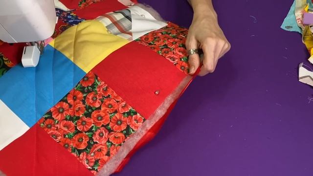 ЛОСКУТНЫЕ ПОДУШКИ РАЗНАЯ СТЁЖКА БАХРОМА мастер класс #геллачара