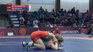 Qual. WW - 53 kg: K. ACOSTA MARTI (MEX) v. D. WEICKER (CAN)