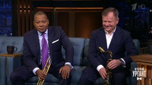 Игорь Бутман и Уинтон Марсалис. Вечерний Ургант. Фрагмент выпуска от 26.10.2021