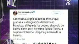 Toribio Ticona de Coro Coro es el nuevo cardenal de Bolivia