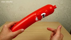 Новая интерактивная игрушка: Шальная сосиска или Silly Sausage! Alex Boyko