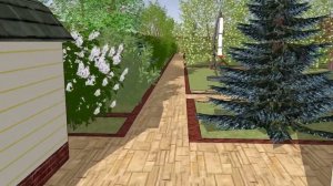 Ландшафтный дизайн участка 24 сотки
