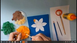 Трансляция/Экодизайн/Цветок в технике торцевания/Исламгулова Римма Баяновна