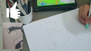 Drawing Anime Naruto || How To Draw Naruto Simple dan mudah