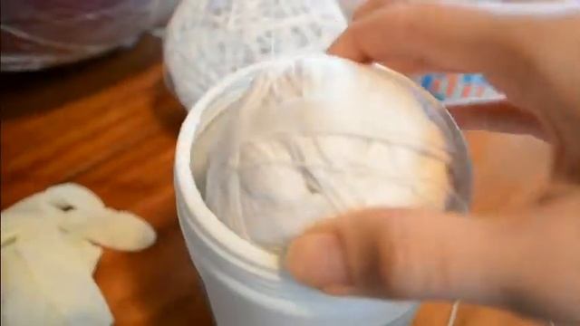 Люстра из ниток своими руками. 2 часть.// DIY // Julia Plax смотреть онлайн