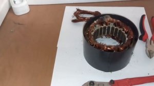 Быстрый разбор статора асинхронного двигателя