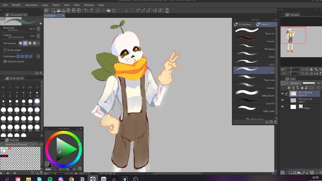 Lemon...Sans? || Undertale AU Speedpaint смотреть онлайн