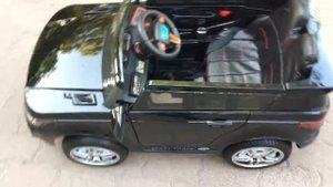 Видео обзор детский электромобиль Рэнж Ровер Range Rover детская машина машинка на аккумуляторе