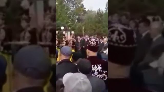 Открытие памятника Малай Батыра в городе Ерейментау(2)