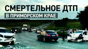Выехал на встречную полосу: в Приморском крае произошло смертельное ДТП