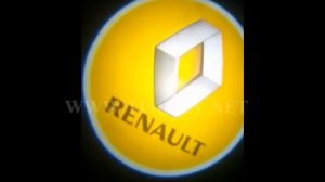 Car door Logo Laser LED Shadow Light RENAULT