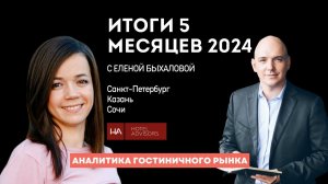 Доходность отелей за 5 месяцев 2024. Аналитика гостиничного рынка. #бенчмаркинг #управлениедоходами