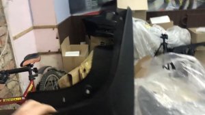 Задние брызговики для VW Tiguan 07 , не оригинал