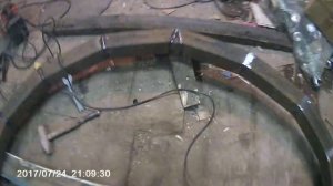 как сделать арку для калитки.часть2.