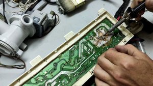 Ремонт модуля LG. Сгорела плата управления.