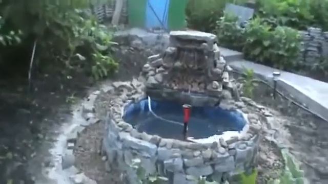 Мой фонтан на даче из натурального камня смотреть онлайн