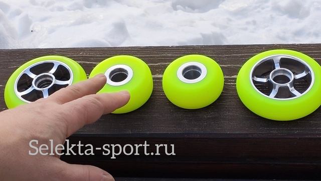 Колеса для лыжероллеров Selekta sport из полиуретана