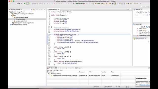 Builder Design Pattern