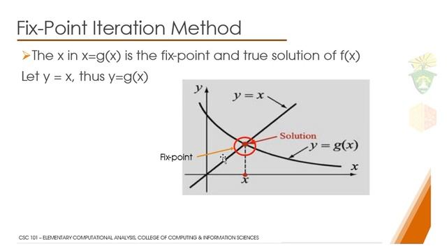 CSC 101- Fix Point Iteration Method смотреть онлайн