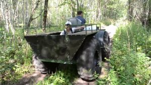 Вездеход ТАЙГА 4х4 по лесным дорогам