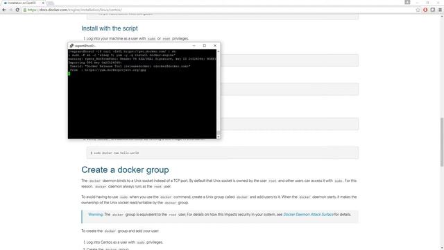 Centos 6.5 Docker Installation смотреть онлайн