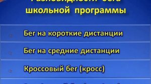 ?♀️?Виды лёгкой атлетики в школьной программе