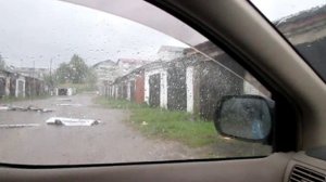 Ветром сорвало крышу Иркутская обл г. Шелехов 08,07,2021