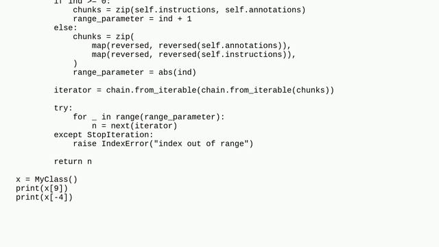 Python: linear __getitem__ for a pair of list of lists смотреть онлайн