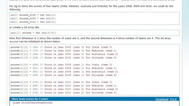 Array Indices, Multi Dimensional Array, Array Initializer (Telugu) смотреть онлайн