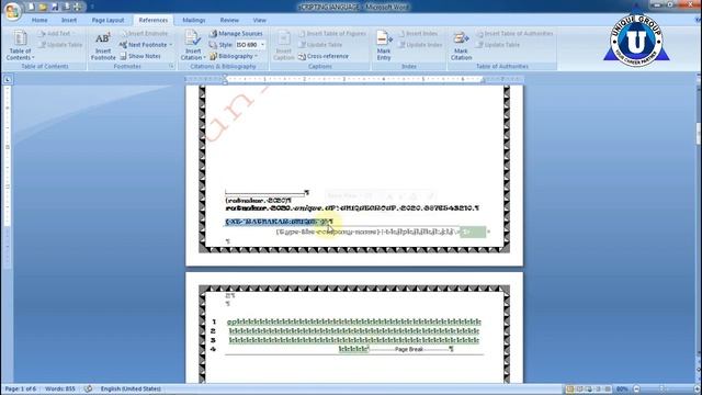 Microsoft Word (References and Mailings Menu )Tutorial Complete MS-Word Tutorial 2020 for Beginner смотреть онлайн