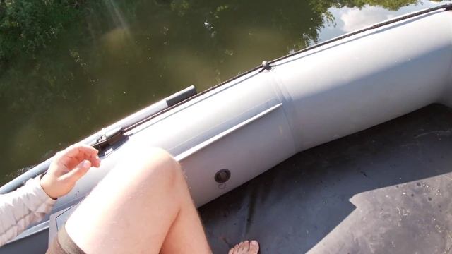 Мой комплект - лодка 310 мотор 5 л.с без пола. Тест скорости! смотреть онлайн