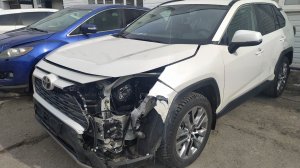 Восстановление Rav 4 , после не сильного, но очень последственного дтп . кузовной ремонт .mov