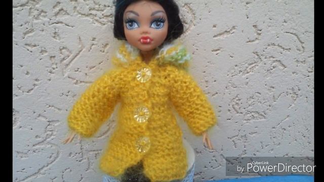 Мохеровое пальто с капюшоном. Mohair Mantel mit Kapuze.