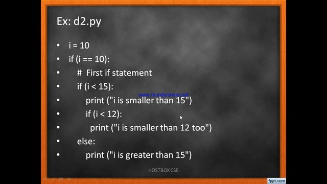 #9 Decision Statements in Python with Demo(if,if else.if elif..) смотреть онлайн