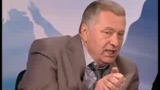 шокирующее видео Жириновский на теледебатах
