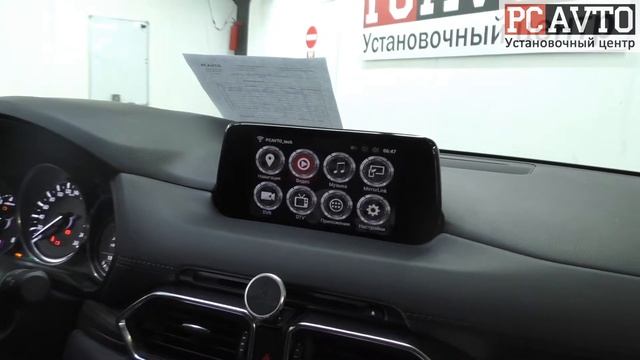 Mazda CX-5 Яндекс. Навигатор, YouTube, Онлайн ТВ на штатном мониторе. Android 8