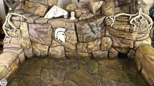 ВОДОПАД из ЦЕМЕНТА своими руками. ДЕКОРАТИВНЫЙ камень. Арт - бетон.