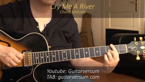 CRY ME A RIVER Jazz Guitar Cover by Sandra Sherman