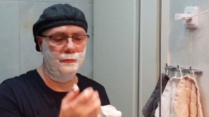 Бритьё т-образной бритвой №15 RazoRock Lupo OLD SPICE Personna Red Omega