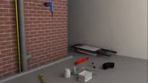 Система инсталляции для писсуаров AlcaPlast A107/1200