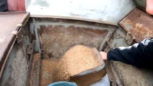 Металлический ящик для хранения зерна Запасы пшеницы и ячменя компактное зернохранилище для дома