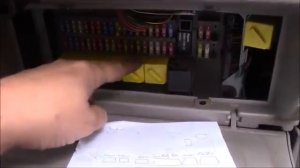 Land rover freelander inside car internal fuse box and relays location and id horn , windows