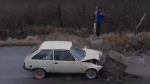 Разбитая Таврия гвр