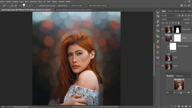 Filtro oculto de Photoshop para crear bokeh. смотреть онлайн