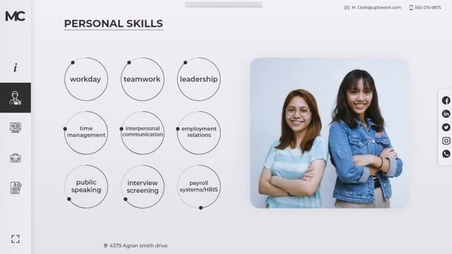 Great interactive cv template cv #4 смотреть онлайн