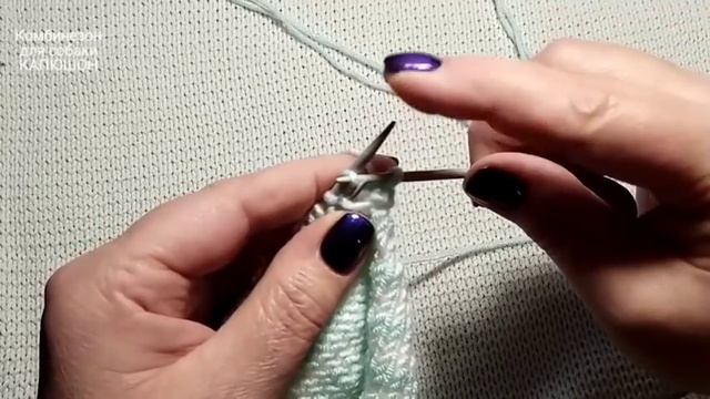 Комбинезон для собаки спицами, часть 4 капюшон смотреть онлайн