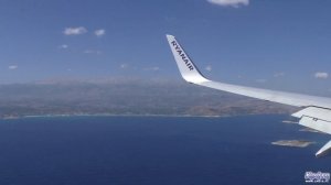 #Kreta | #Crete - #Ryanair - #Chania #Airport Landing - Lotnisko Chania lądowanie