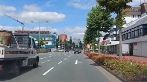 Short driving in Rheine Small City Germany Car street drive with NCS Beats